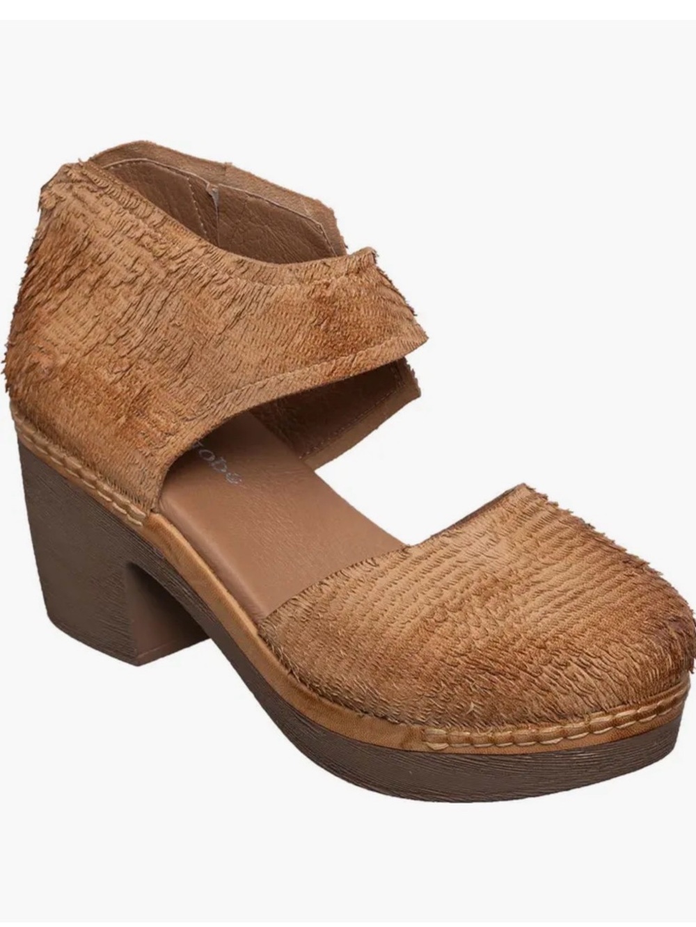 Antelope Setia Wedge Mules block heel size 41 US 10 NWOB